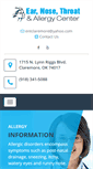 Mobile Screenshot of entallergycenter.com